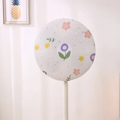 1 pc Flower Pattern Electric Fan Cover